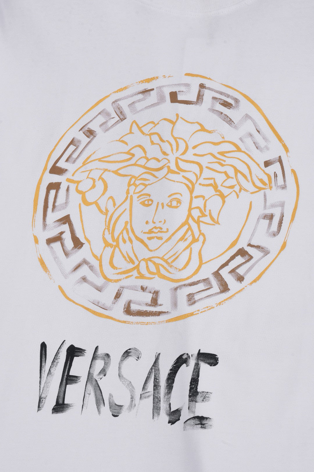 Camiseta con estampado metálico