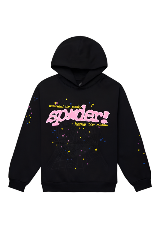 Sudadera con capucha de araña oscura