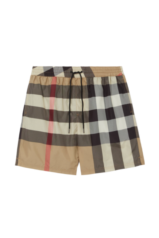 Pantalones cortos de cuadros retro