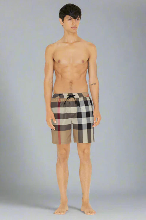 Pantalones cortos con estampado de mosaico