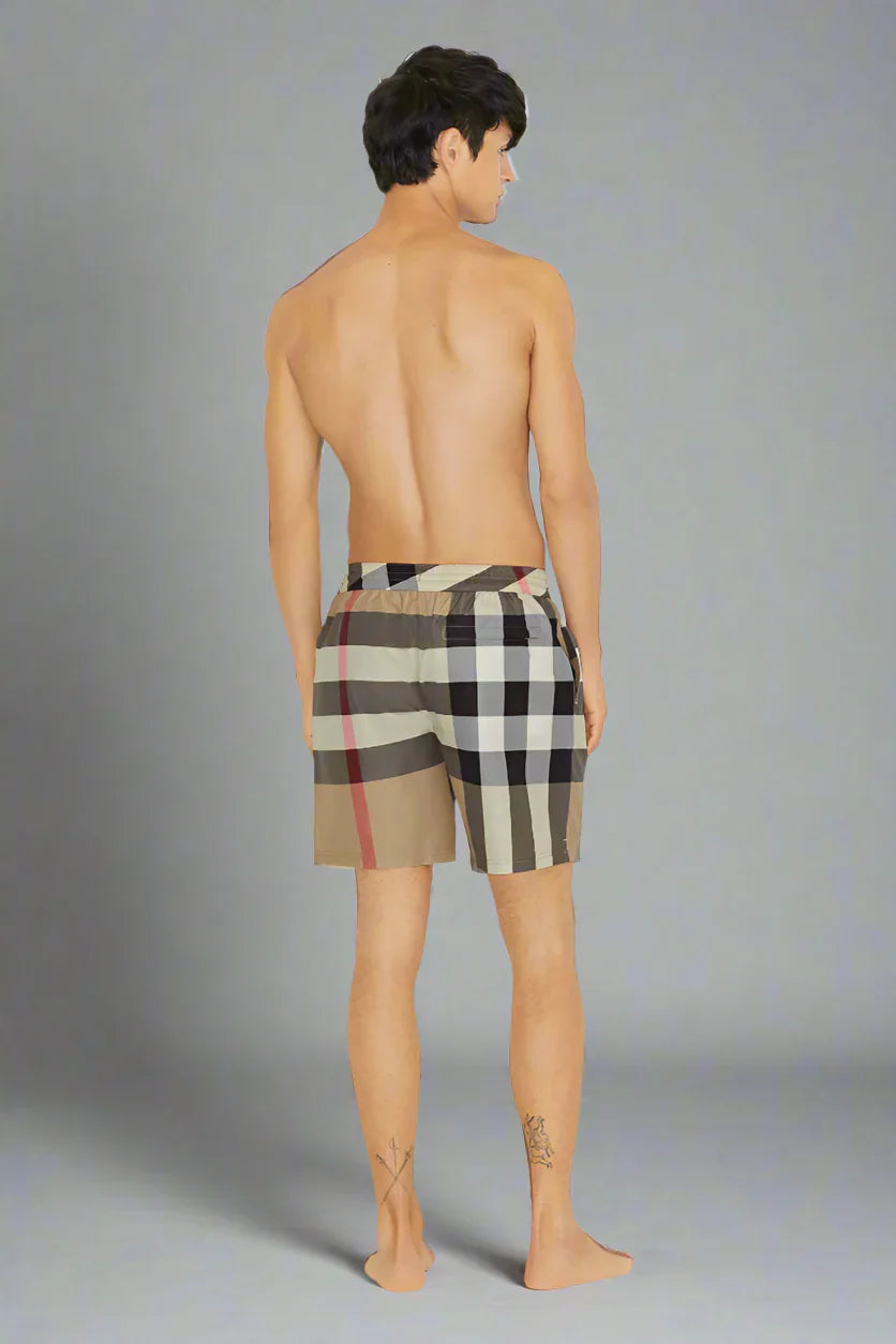 Pantalones cortos con estampado de mosaico